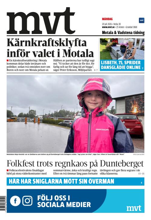 Motala Vadstena Tidning 20.7.2026