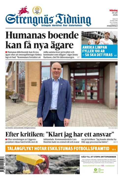 Strengnäs Tidning 20.7.2026