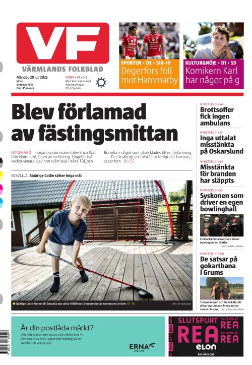 Värmlands Folkblad 20.7.2026