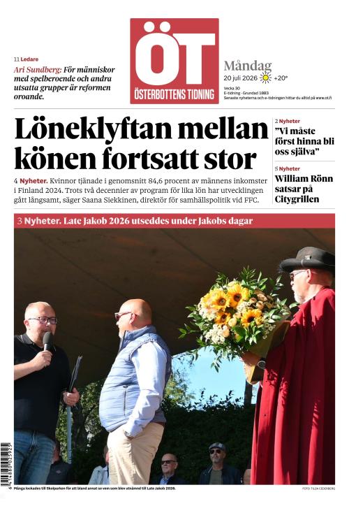 Österbottens Tidning 20.7.2026