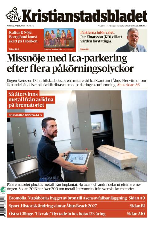 Kristianstadsbladet 20.7.2026