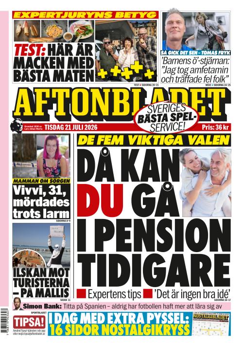 Aftonbladet 21.7.2026