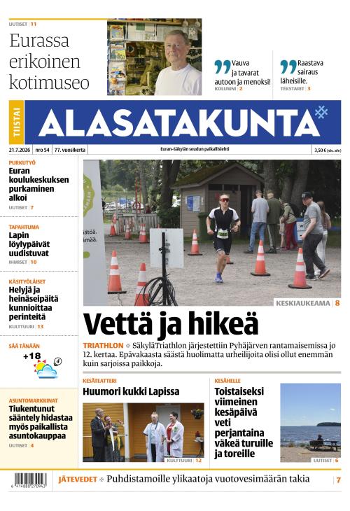 Alasatakunta 21.7.2026