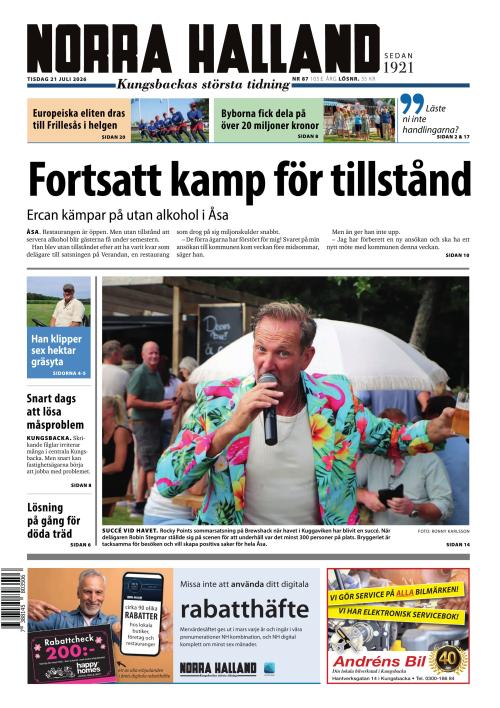 Norra Halland 21.7.2026