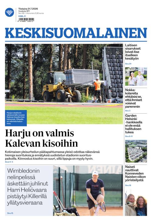 Keskisuomalainen 21.7.2026