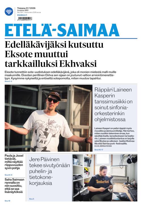 Etelä-Saimaa 21.7.2026