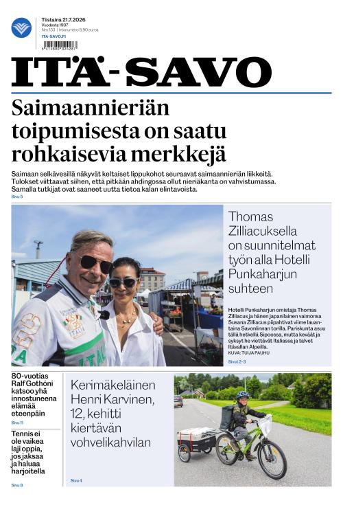 Itä-Savo 21.7.2026