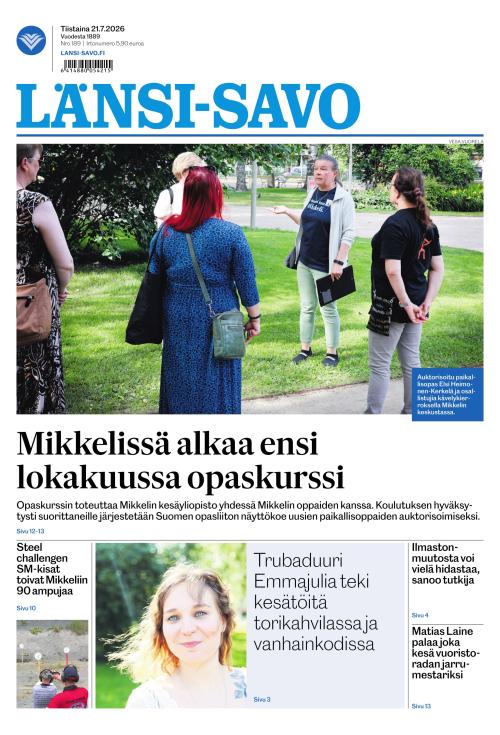 Länsi-Savo 21.7.2026