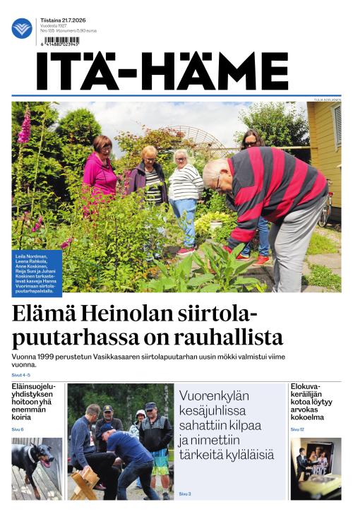 Itä-Häme 21.7.2026