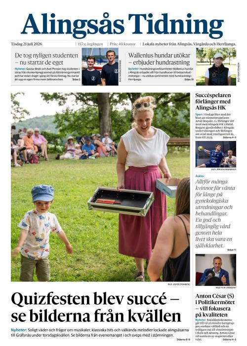 Alingsås Tidning 21.7.2026
