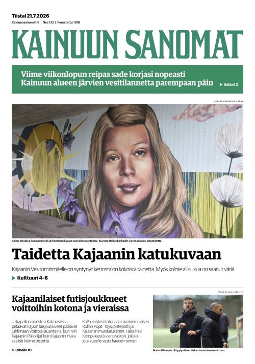 Kainuun Sanomat 21.7.2026