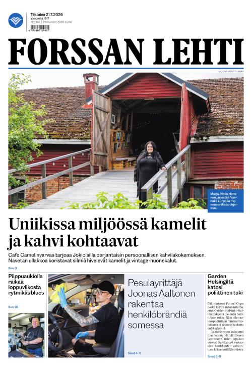 Forssan Lehti 21.7.2026