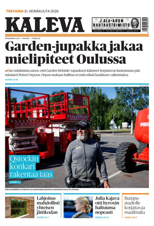 Kaleva 21.7.2026