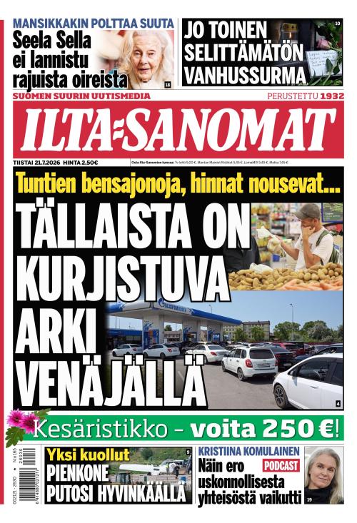 Ilta-Sanomat 21.7.2026