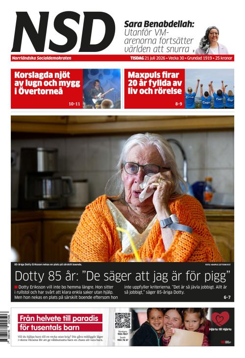 Norrländska Socialdemokraten 21.7.2026