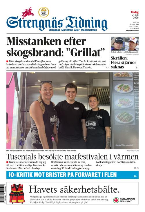 Strengnäs Tidning 21.7.2026