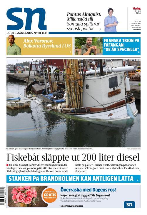 Södermanlands Nyheter 21.7.2026