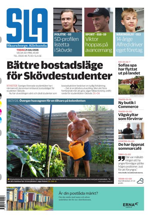 Skaraborgs Allehanda 21.7.2026