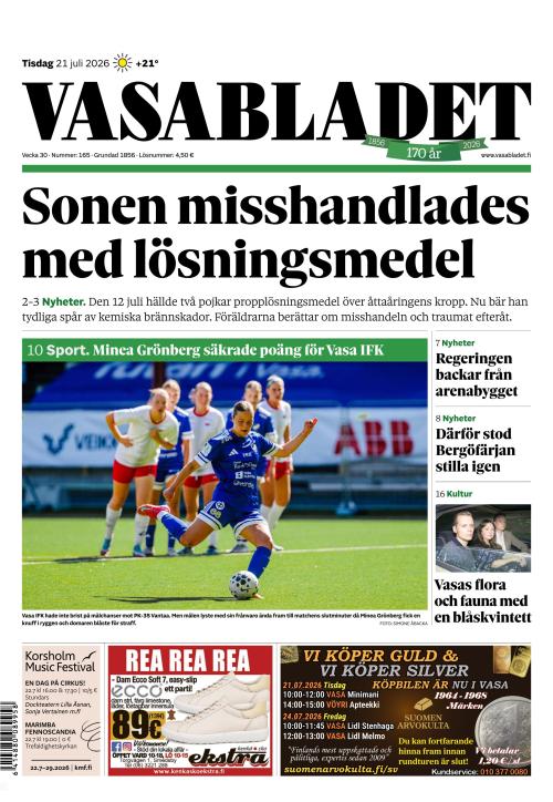 Vasabladet 21.7.2026