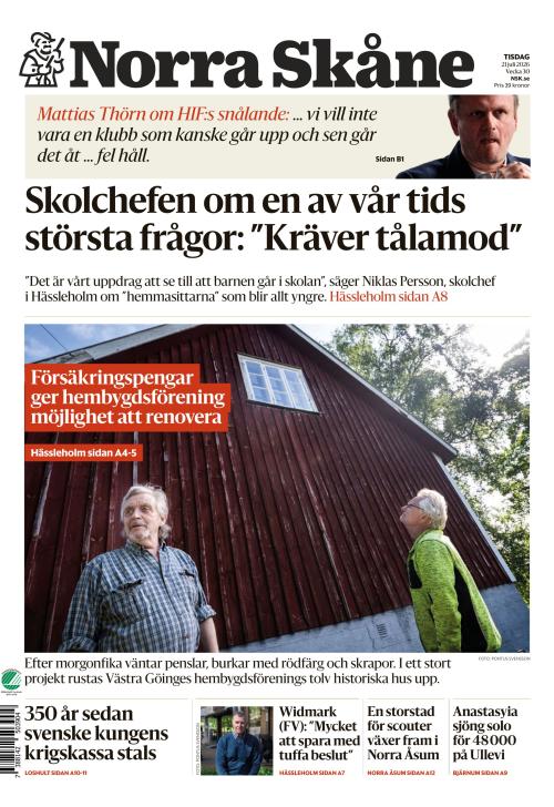 Norra Skåne 21.7.2026