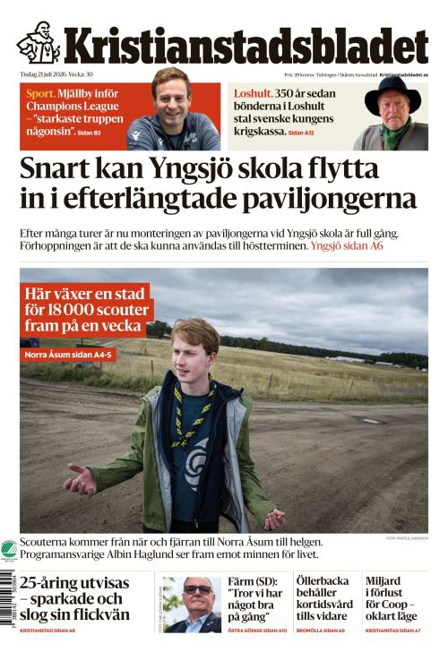 Kristianstadsbladet 21.7.2026
