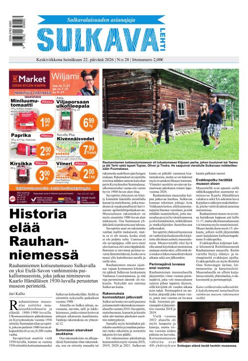 Sulkava-lehti 22.7.2026