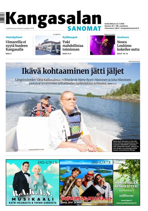 Kangasalan Sanomat 22.7.2026