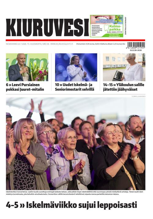 Kiuruvesi-lehti 22.7.2026