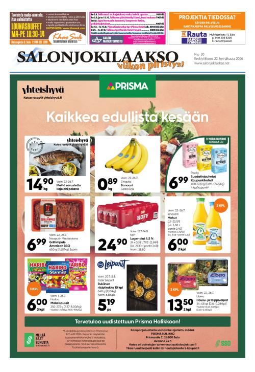 Salonjokilaakso 22.7.2026