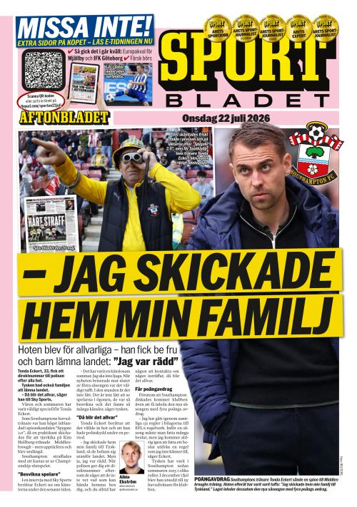 Aftonbladet Sportbladet 22.7.2026