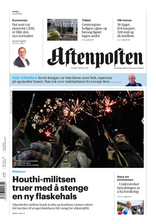 Aftenposten 22.7.2026