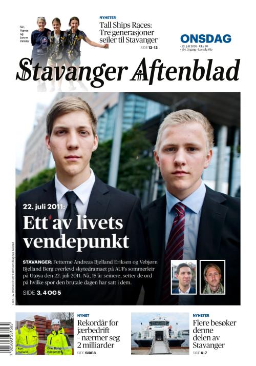 Stavanger Aftenblad 22.7.2026