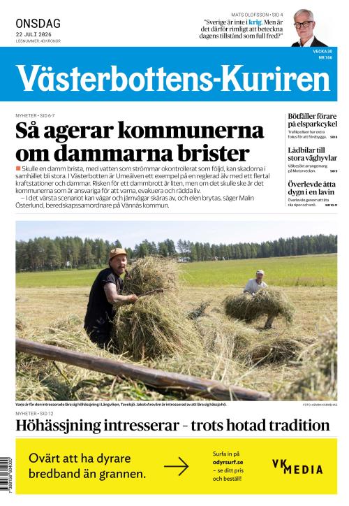 Västerbottens-Kuriren (SE) 22.7.2026