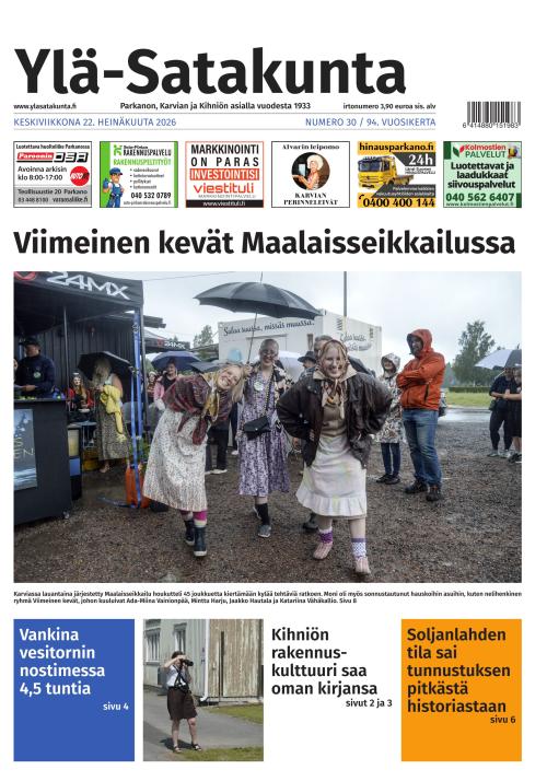 Ylä-Satakunta 22.7.2026