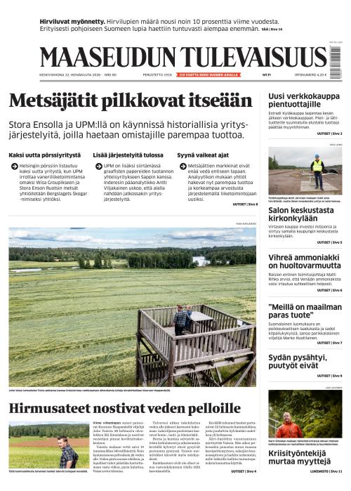 Maaseudun Tulevaisuus 22.7.2026