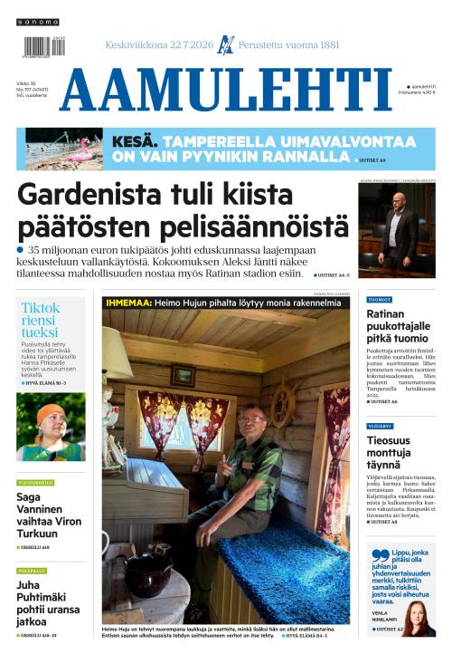 Aamulehti 22.7.2026