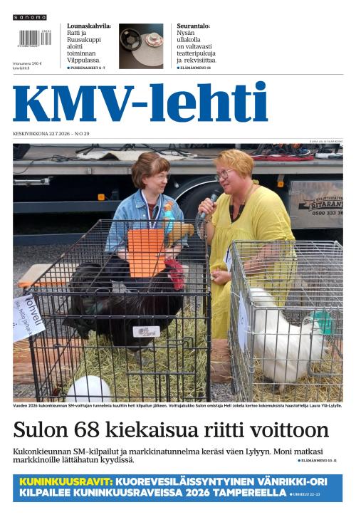 KMV-lehti 22.7.2026