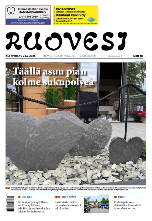 Ruovesi-lehti 22.7.2026