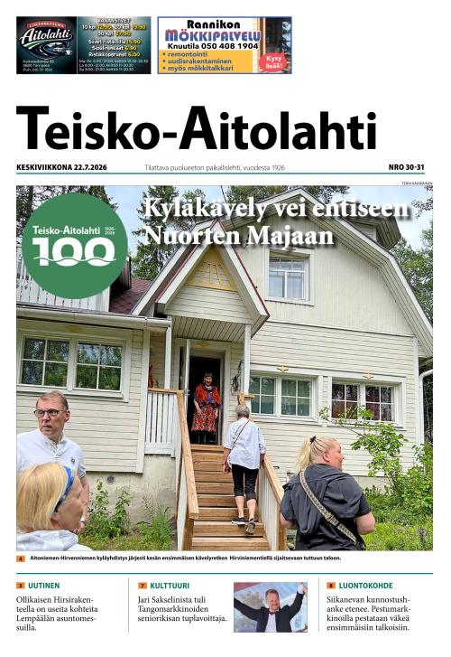 Teisko-Aitolahti 22.7.2026
