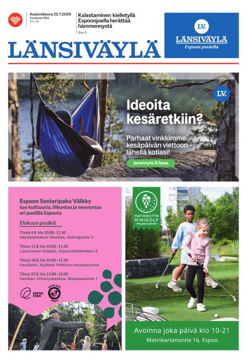 Länsiväylä 22.7.2026
