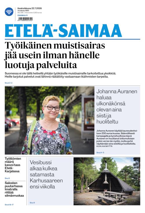 Etelä-Saimaa 22.7.2026