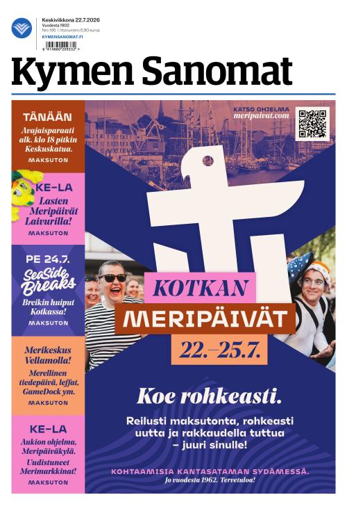 Kymen Sanomat 22.7.2026