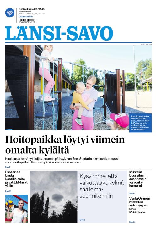 Länsi-Savo 22.7.2026