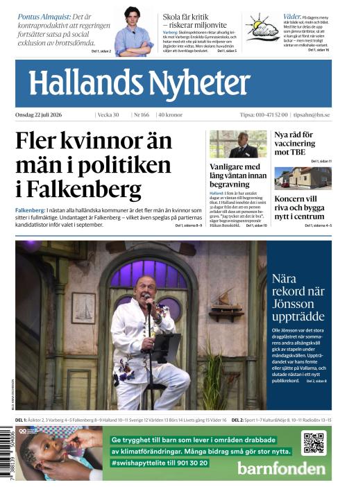 Hallands Nyheter 22.7.2026