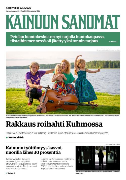 Kainuun Sanomat 22.7.2026