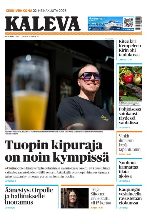 Kaleva 22.7.2026