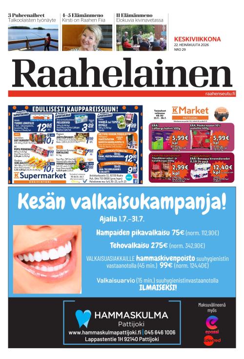 Raahelainen 22.7.2026