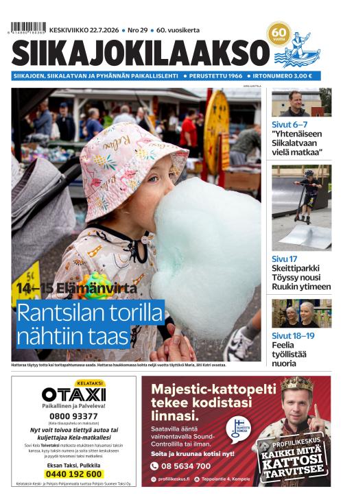 Siikajokilaakso 22.7.2026