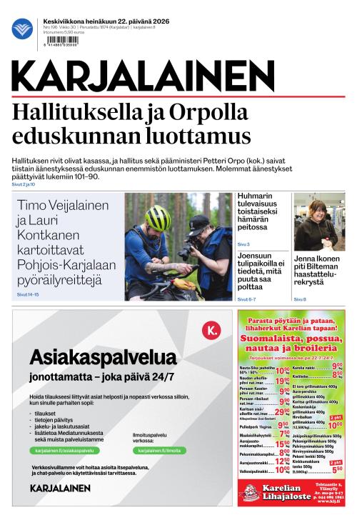 Karjalainen 22.7.2026