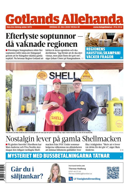 Gotlands Allehanda 22.7.2026